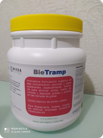 Bioformula para trampas de grasa Bietramp
